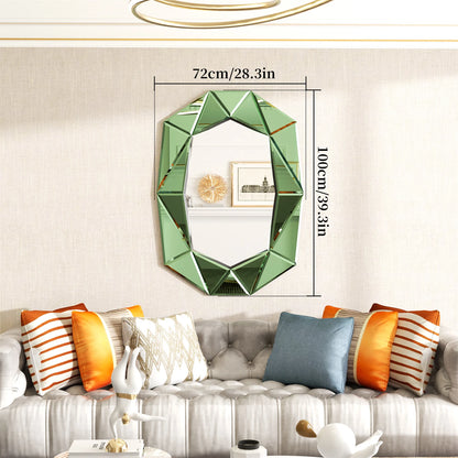100cm Asymmetrical Decorative Venetian Glass Wall Mirror