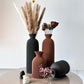 2-Piece Wavy Pattern Decorative Vase Set for Home