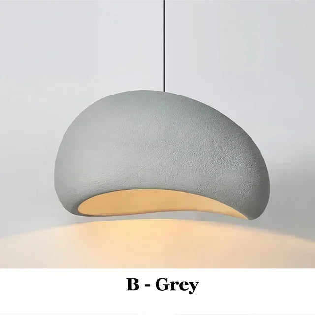 Nordic Wabi-Sabi E27 LED Pendant Ceiling Chandelier