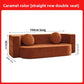 Modular Flannel Convertible Sofa Bed for Living Rooms
