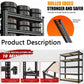 2000 lb Capacity Adjustable 5-Tier Heavy-Duty Garage Shelving