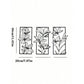 3-Piece Family Tree Metal Wall Art Decoration