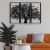 3-Piece Family Tree Metal Wall Art Decoration