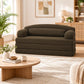 Foldable Corduroy Sofa Bed with Removable Cover