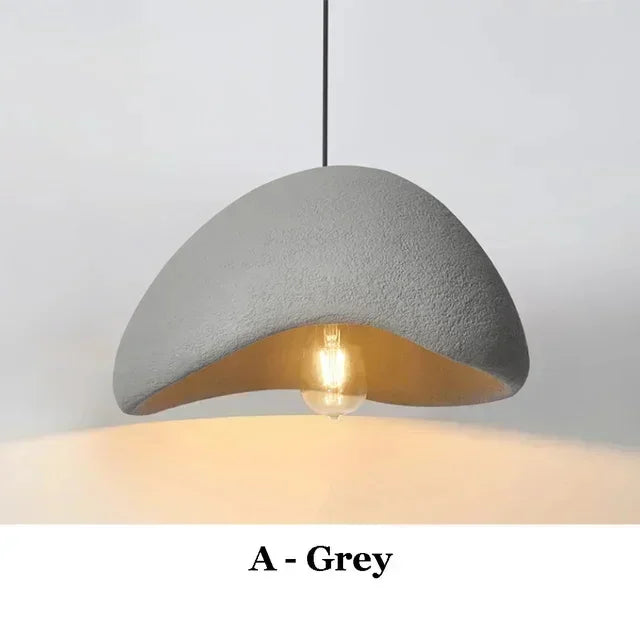 Nordic Wabi-Sabi E27 LED Pendant Ceiling Chandelier