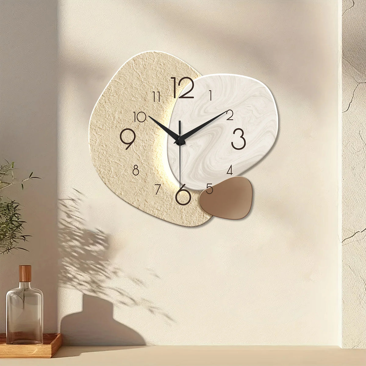 Modern Minimalist Silent Quartz Wall Clock for Home