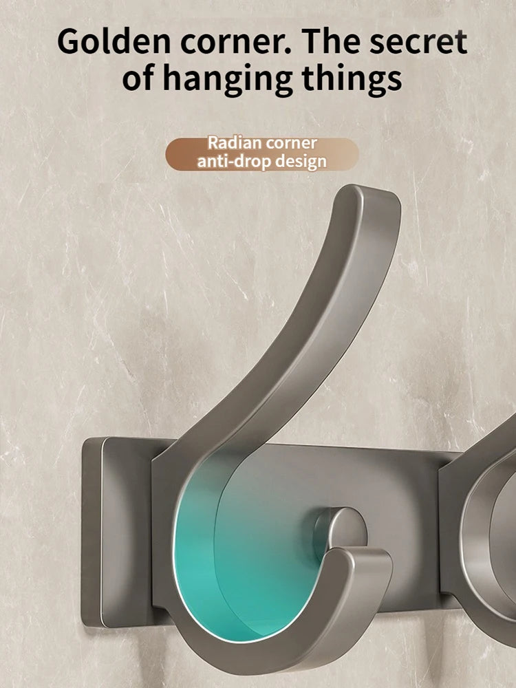 No-Drill Over-the-Door Clothes and Coat Hook Organizer