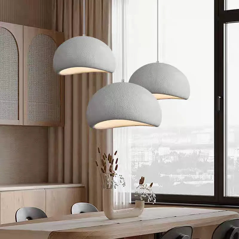 Nordic Wabi-Sabi E27 LED Pendant Ceiling Chandelier