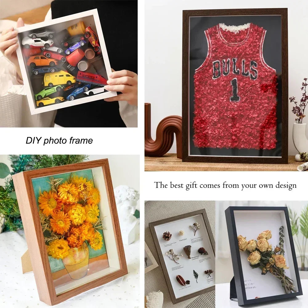 Wooden 3D Shadow Box Frame with 3cm Depth