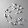 3D Ceramic Swallow Bird Wall Hanging Decor