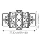 3-Piece Family Tree Metal Wall Art Decoration