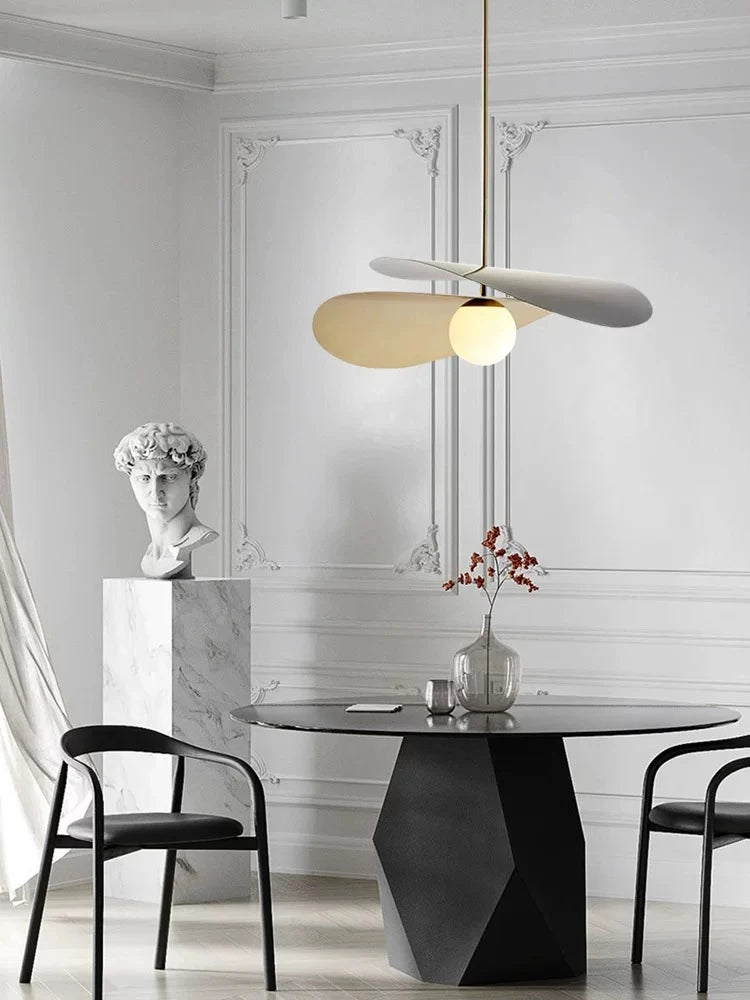 French Hat Style Creamy Nordic Vintage Chandelier